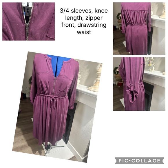 Torrid Purple zip front dress - Picture 1 of 1